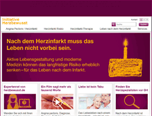 Tablet Screenshot of herzbewusst.de